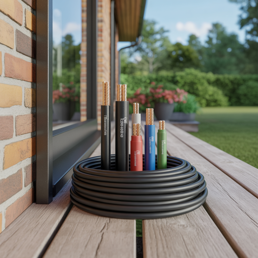 1.Vilka kablar ar bast for utomhusbruk